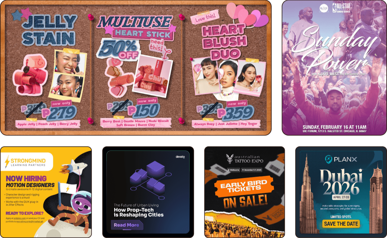 Some social media graphics adapted from established brand guidelines.