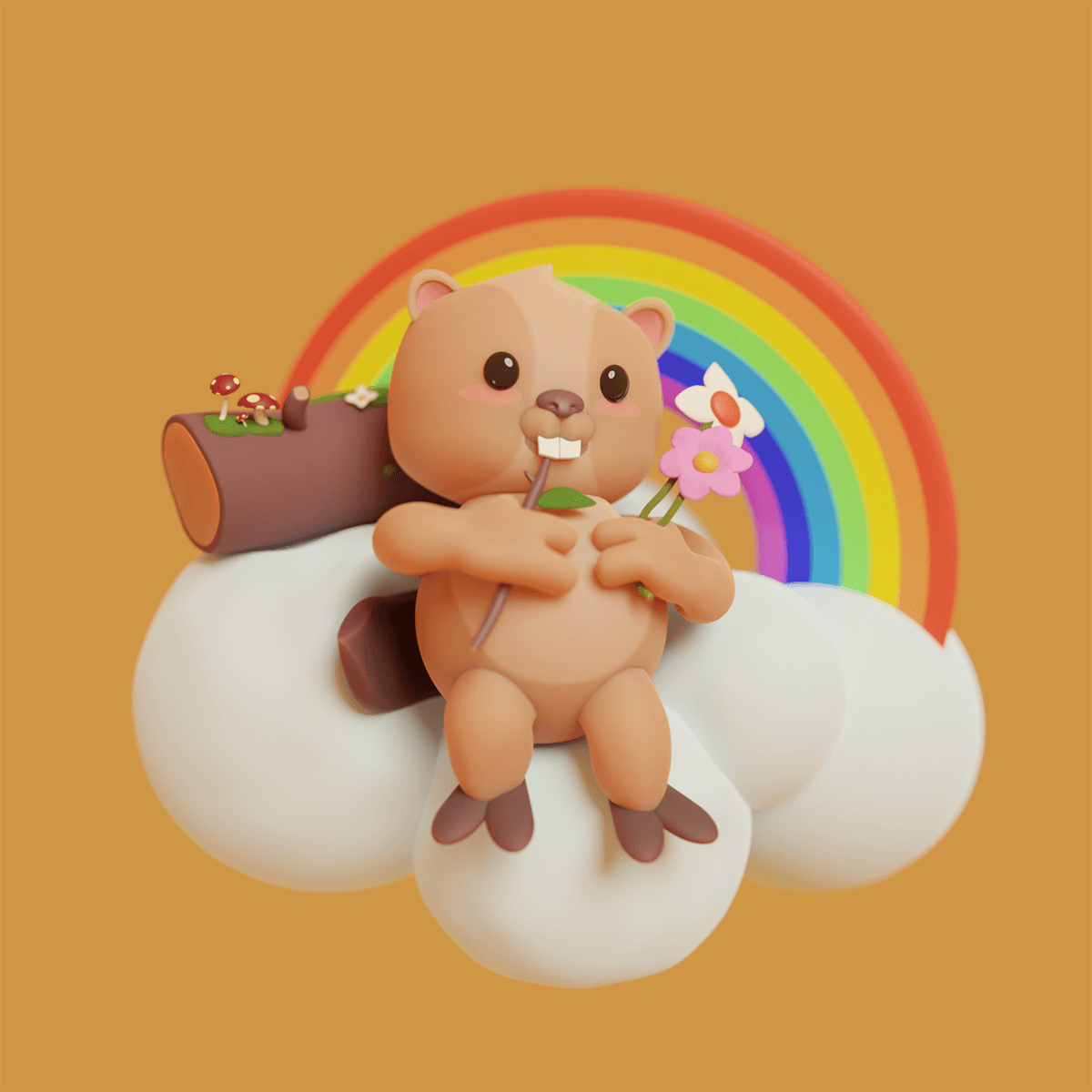Rainbow Beaver